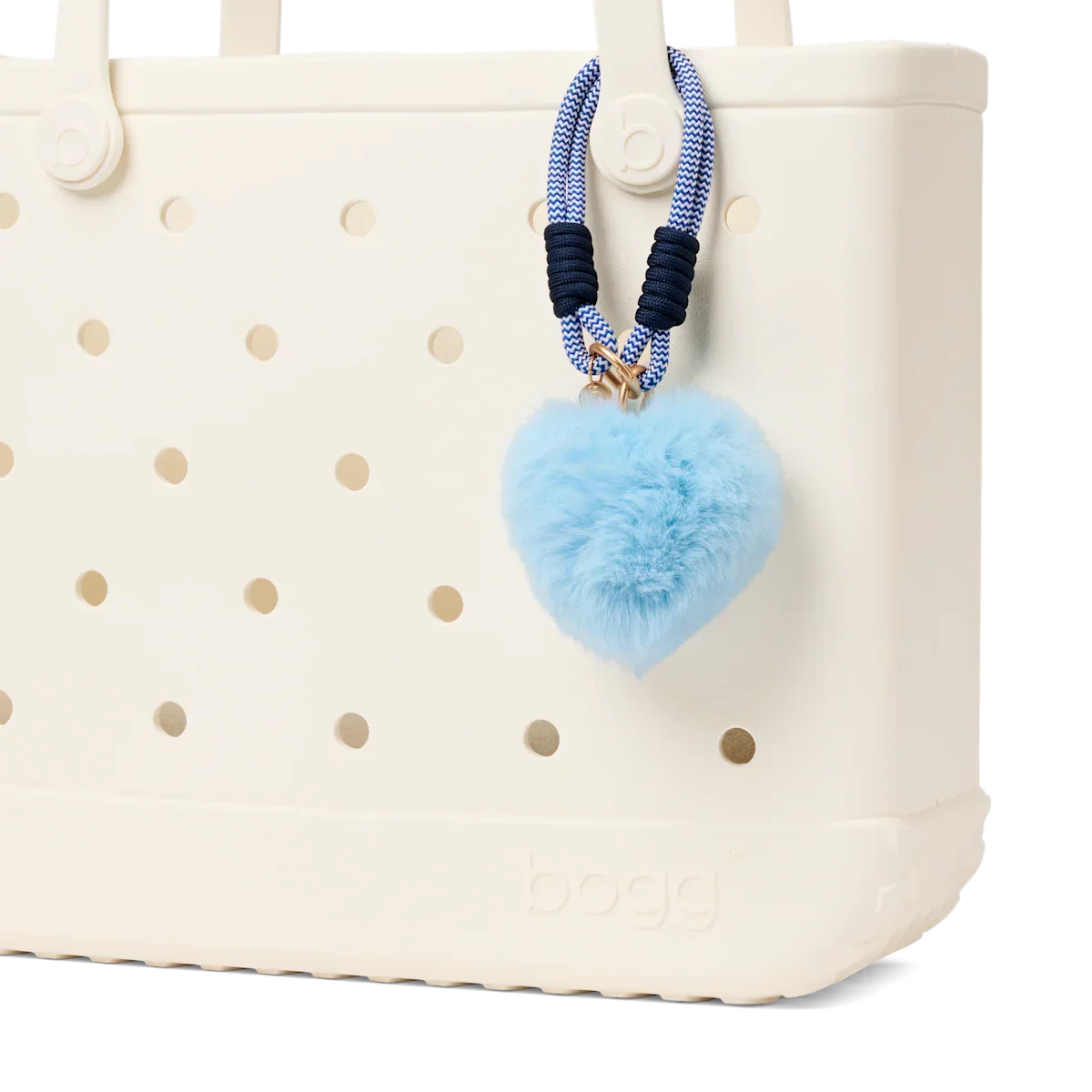 Bogg'd & Charmed - Blue Heart Pouf