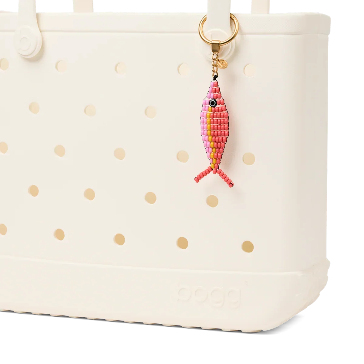 Bogg'd & Charmed - Beaded Fish Coral/Pink Taffy