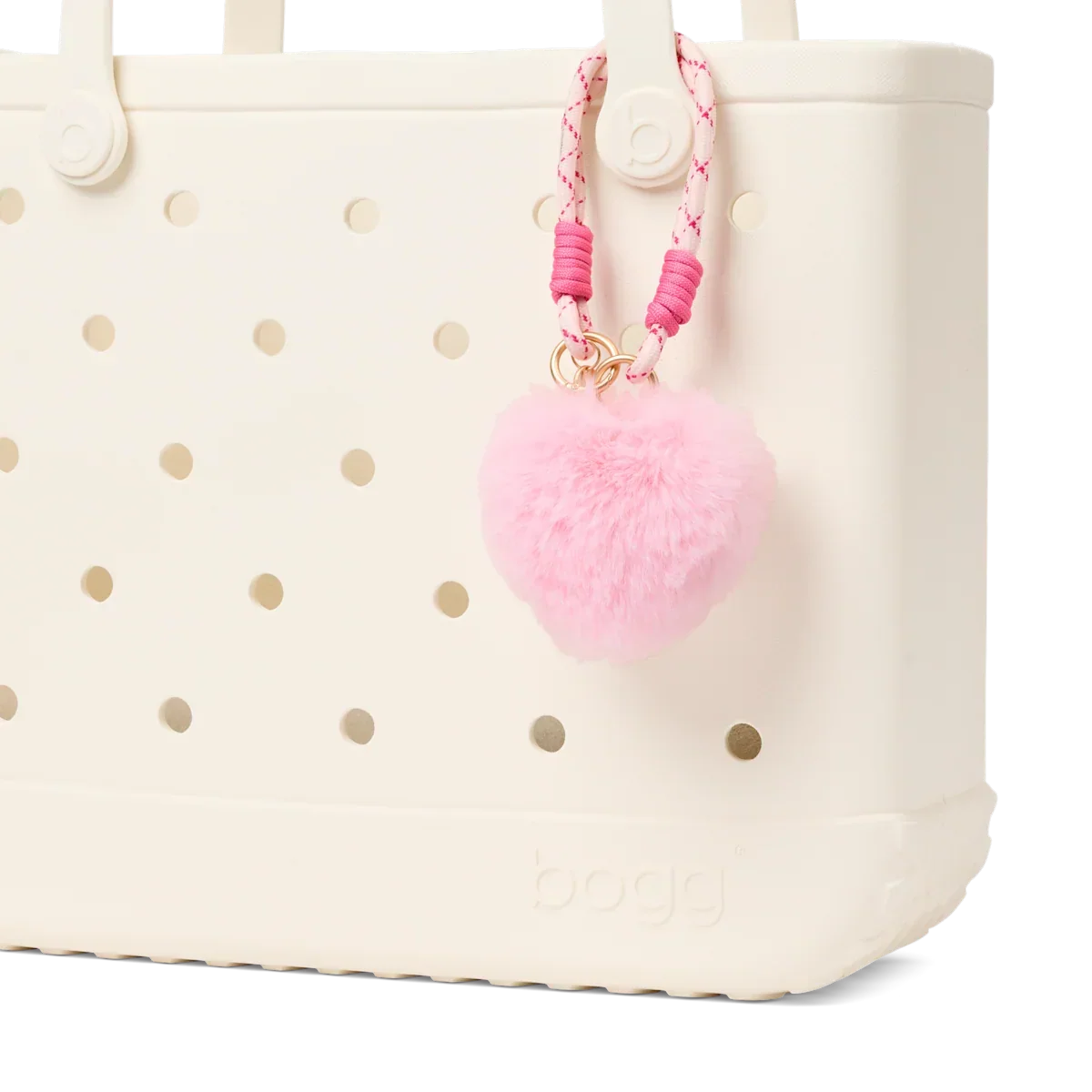 Bogg'd & Charmed - Pink Heart Pouf