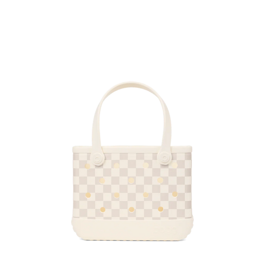 Bitty Bogg Bag - Checkered Coconut/Mushroom