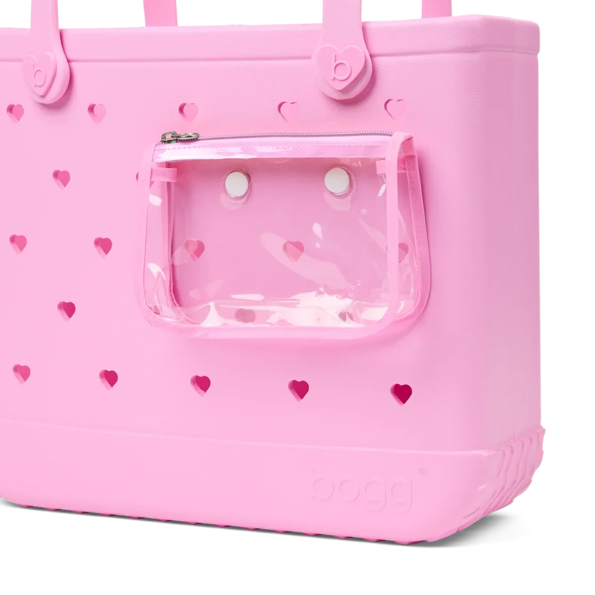 Baby Bogg Bag - Cut Out Heart Pink Taffy