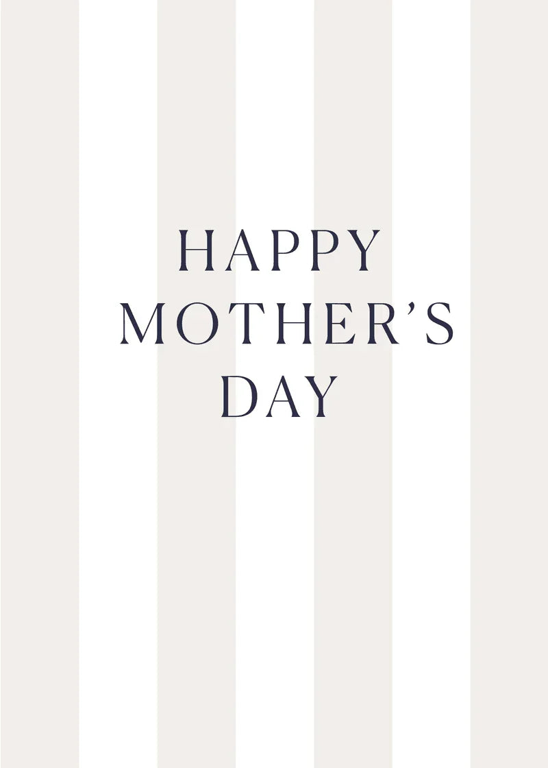 Mother's Day Stripes Greeting Card