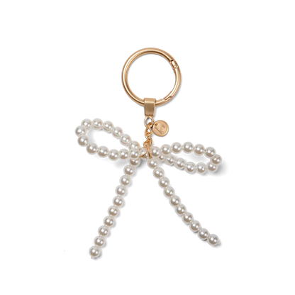 Bogg'd & Charmed  - White Pearl Bow