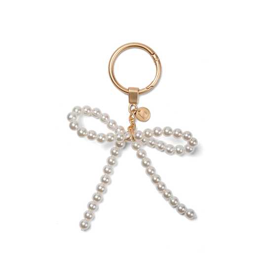Bogg'd & Charmed  - White Pearl Bow