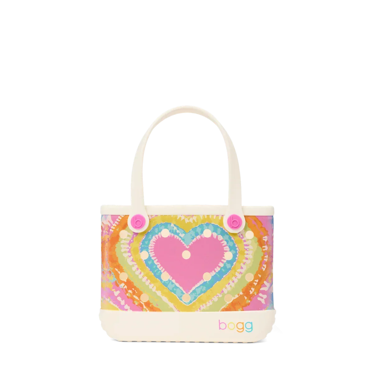 Bitty Bogg Bag - Dye-licious Heart Pink Taffy