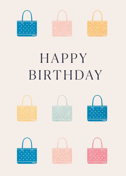 Happy Birthday Totes Greeting Card