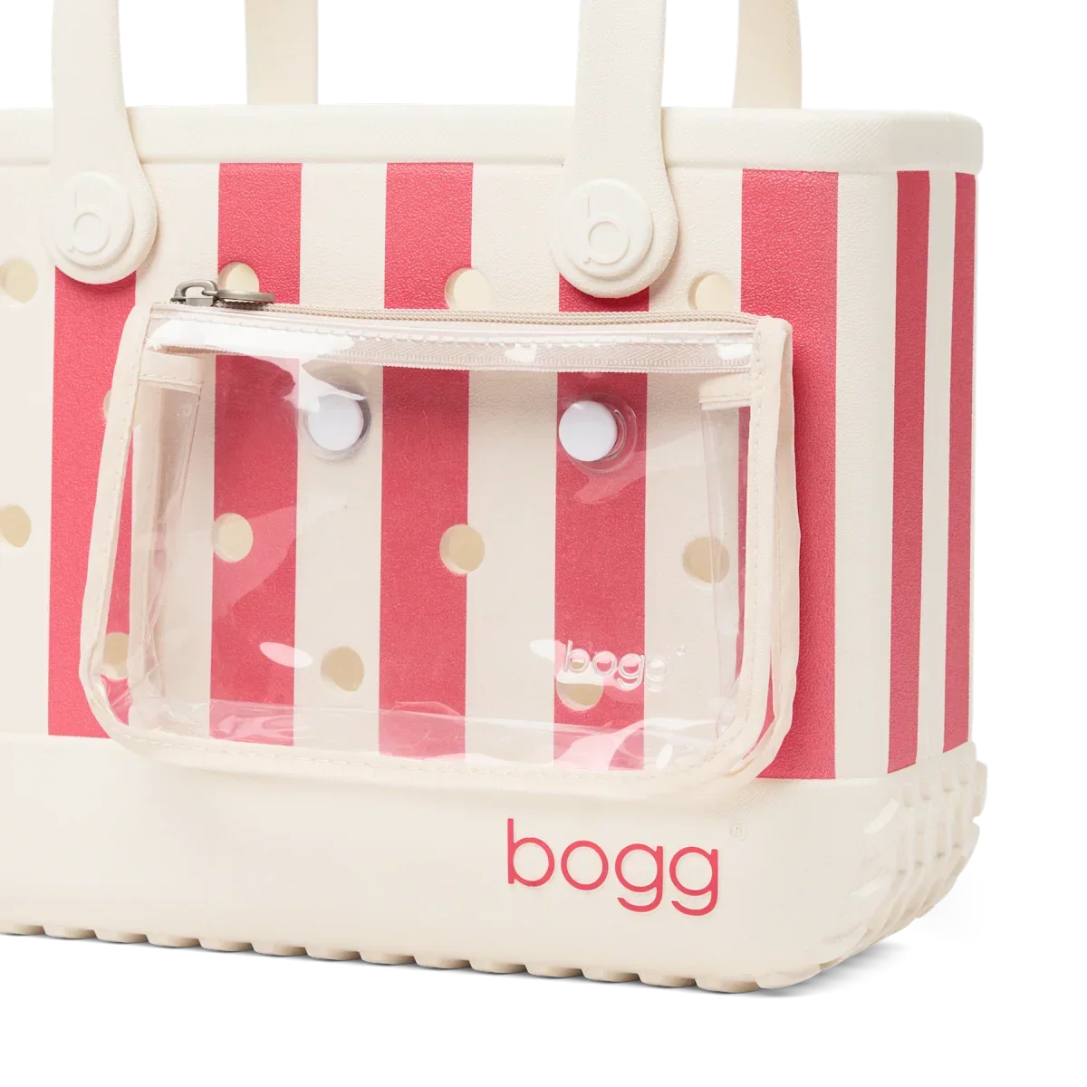 Bitty Bogg Bag - Capri Coral Stripe