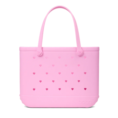 Original Bogg Bag - Cut Out Heart Pink Taffy