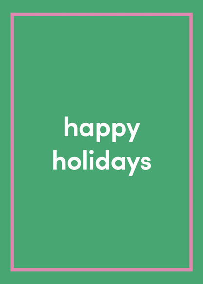 Happy Holidays Greeting Card