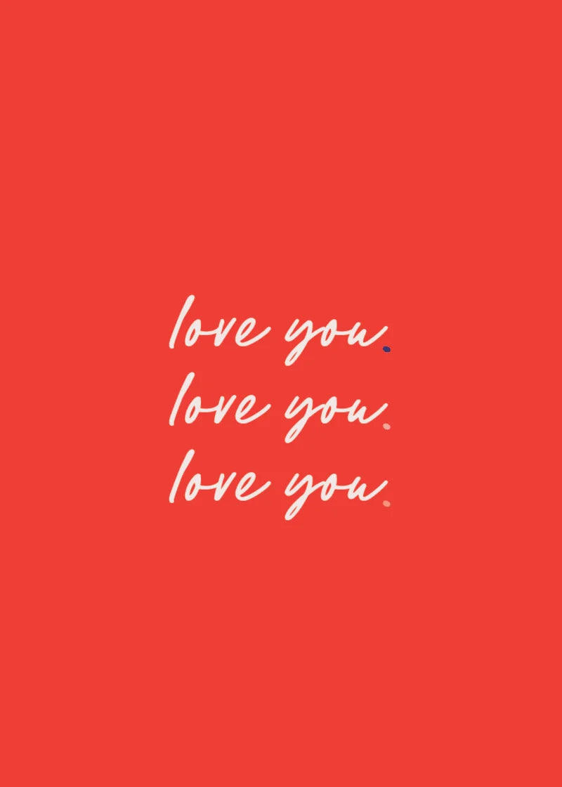 Love You Greeting Card