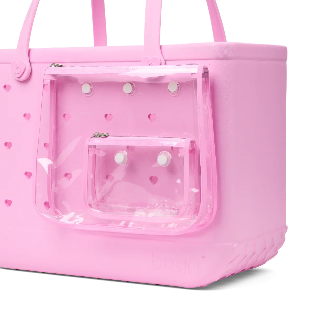 Original Bogg Bag - Cut Out Heart Pink Taffy