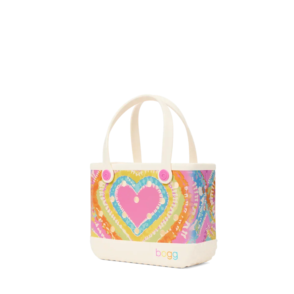 Bitty Bogg Bag - Dye-licious Heart Pink Taffy
