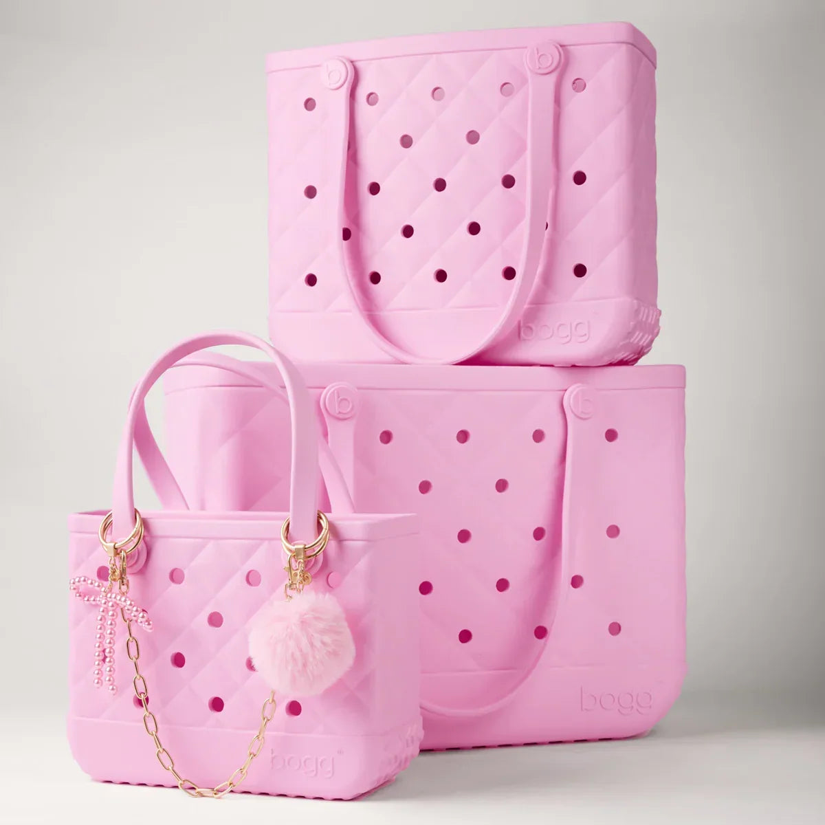 Bitty Bogg Bag - Quilted Pink Taffy
