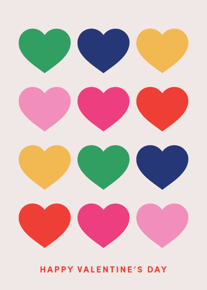 Hearts Greeting Card