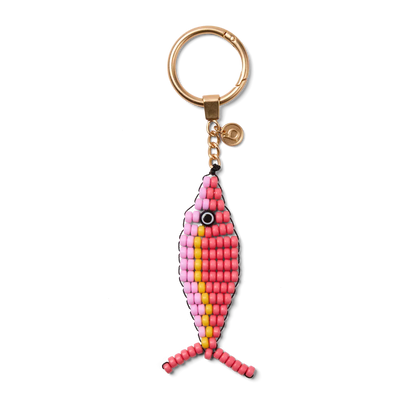 Bogg'd & Charmed  - Beaded Fish Coral/Pink Taffy