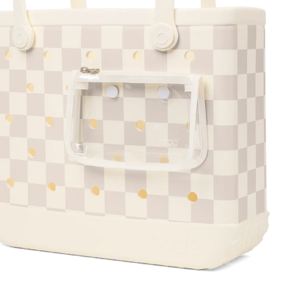 Baby Bogg Bag - Checkered Coconut/Mushroom