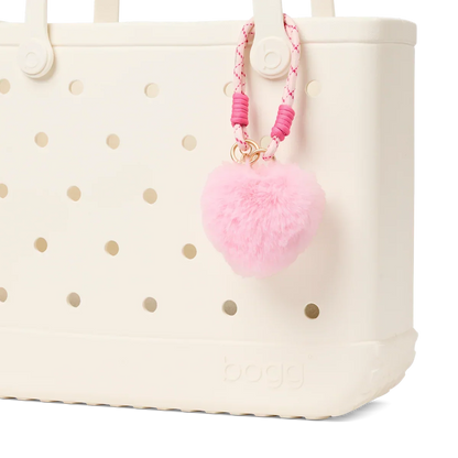 Bogg'd & Charmed  - Pink Heart Pouf