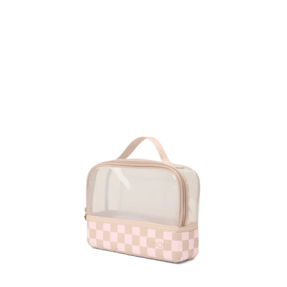Boggs N' Ends - Checkered Linen/ Pink Marshmallow