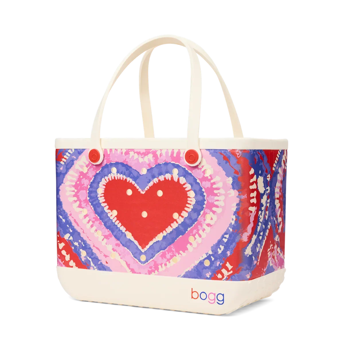 Original Bogg Bag - Dye-licious Heart Buoy Red