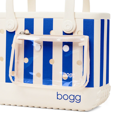Bitty Bogg Bag - Mykonos Blue Stripe