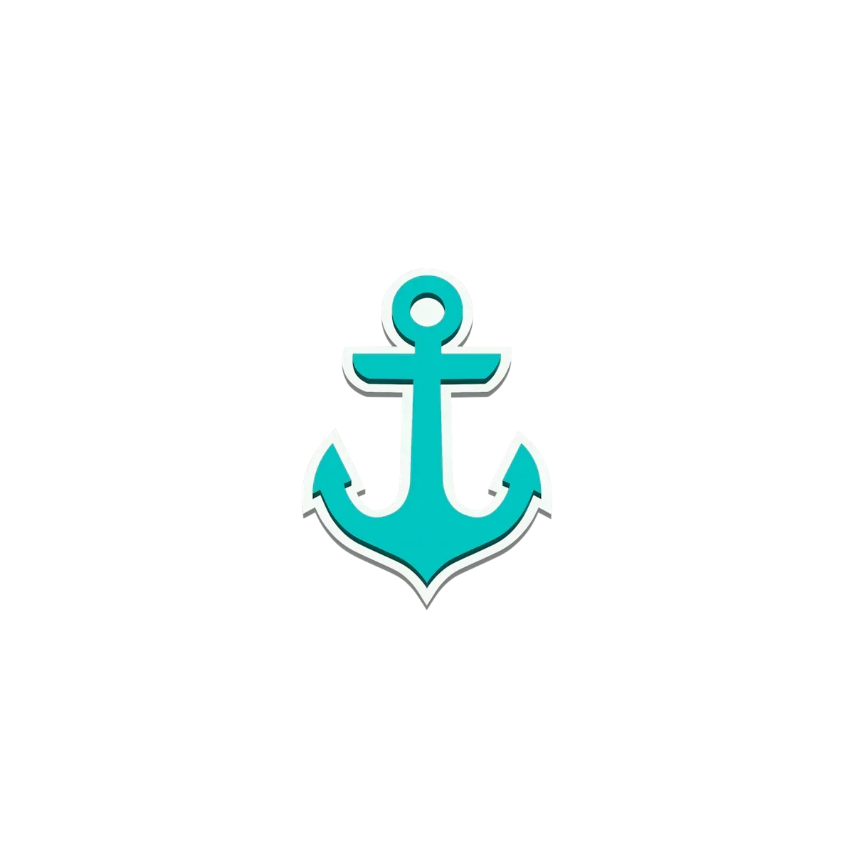 Bogg Bit - Turquoise Anchor