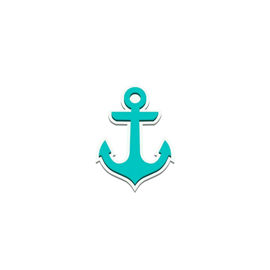 Bogg Bit - Turquoise Anchor
